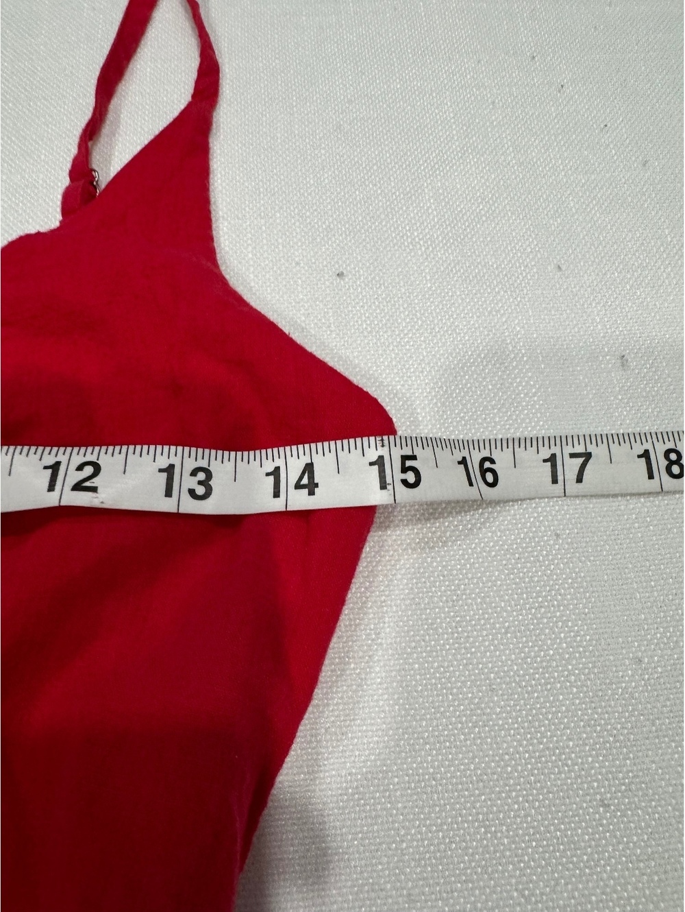 Princess Polly Red Mini Dress Wrap Front Side Tie Cami Sundress Size 6 US - Picture 8 of 9